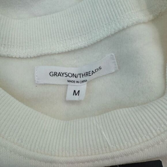 Grayson Threads Red and White Crewneck Sweater - Picture 5 of 7